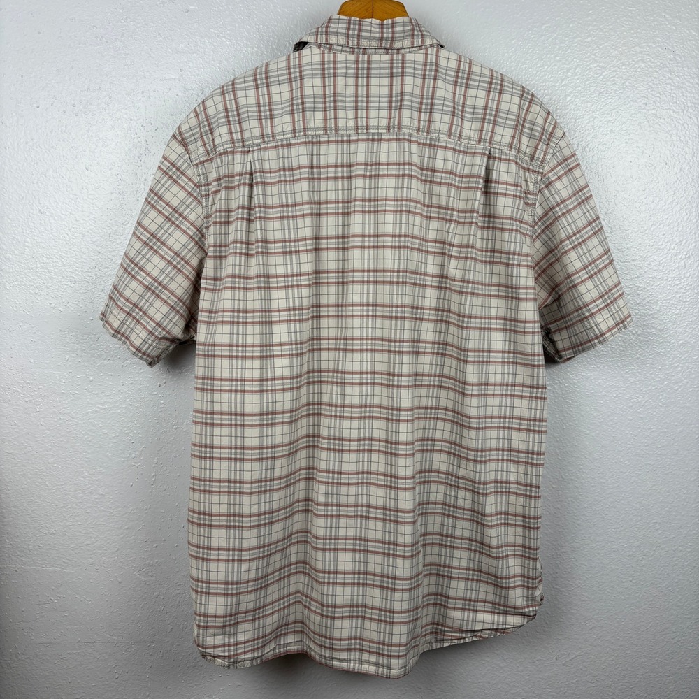 Carhartt Plaid‎ Short Sleeve Button Up Shirt Men's 2XL Relaxed Fit Workwear - Picture 2 of 11